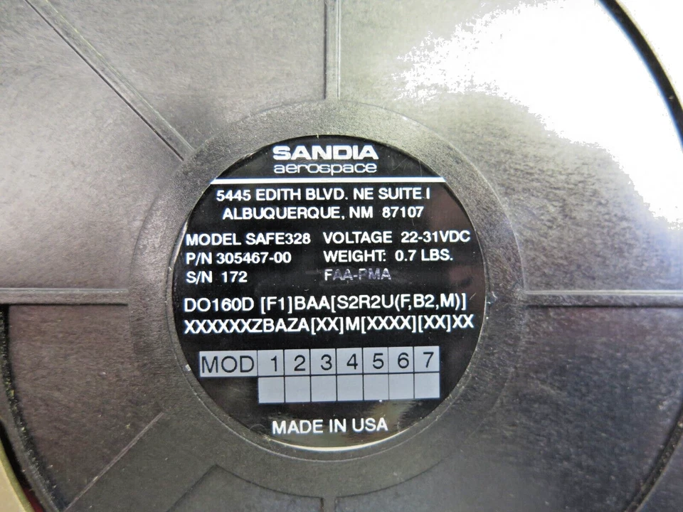 Ventilador de refrigeración Sandia Aerospace Safe 328 3 puertos usado 305467-00 Foto 4 de 4