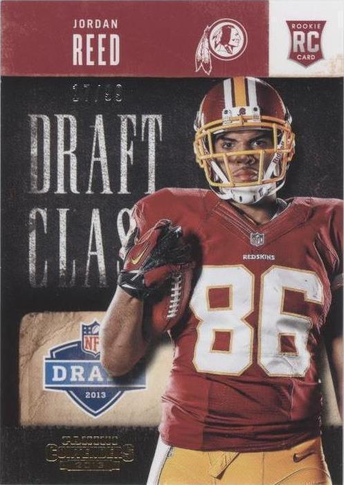 2013 Panini Contenders - Draft Class Jordan Reed #6 Gold /99 (RC) for ...