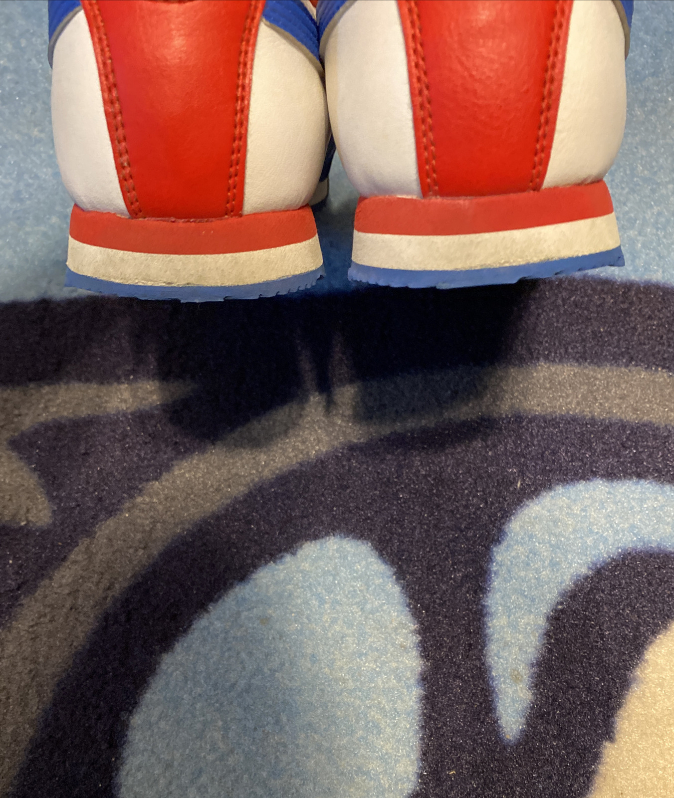 PUMA ROMA 354259 CLASSIC FITNESS CASUAL GYM SHOES RED WHITE BLUE WOMEN’S 6.5 thumbnail 7