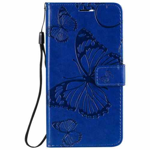 3D Leather Butterfly Wallet Phone Case For iPhone 11 12 14 Pro Max X XR 8 7 6 SE - Picture 32 of 55