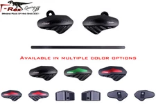 T-Rex Racing 2019 - 2023 Kawasaki Z400 No Cut Frame Sliders w/ aluminum inserts