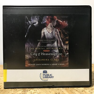 City of Heavenly Fire by Cassandra Clare Ex Library 17 CD Unabridged Audiobook