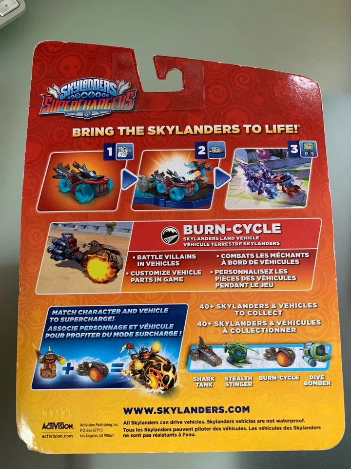 Vehículo terrestre Skylanders Superchargers BURN-CYCLE (nuevo en embalaje) Foto 2 de 2