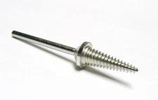 Miniature Mandrel Threaded Tapered Holder 1/8" Shank for Rubber Points Cones