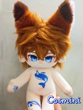 Anime Genshin Impact Tartaglia 30cm Plush Doll Dress up Toy Plushie Game Gift