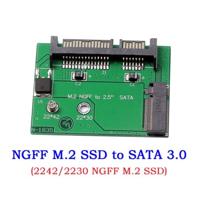 NGFF M.2 SSD SATA 3.0 Solid State Drive To SATA Interface Card Converter Adapter