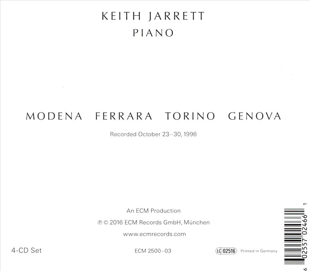 KEITH JARRETT - A MULTITUDE OF ANGELS NEW CD 602557024661| eBay