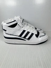 Size 10 adidas Originals Forum Mid White Navy Blue Aaron Judge GY3814 Men’s NEW