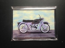 Ariel Golden Arrow classic motorcycle clear rigid plastic Fridge magnet
