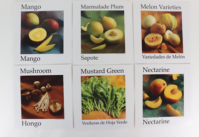 #ad #ad Lot Color Prints Fruits Vegetables Wall Decor Restaurant Kitchen Classroom more $38.65