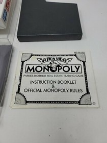 NINTENDO MONOPOLY (Nintendo NES Entertainment System , 1991, COMPLETE CIB) MINT!