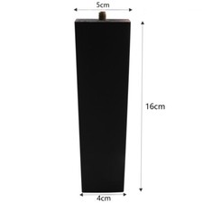 Set of 4 Wooden Legs Square Tapered Feet Cabinet Bed Sofa Furniture Replacement