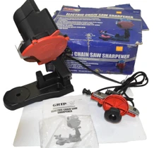 Grip Electric Chain Sharpener 50103 w Manuals and Box