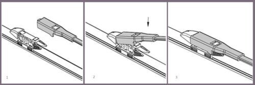 GENUINE PAIR FRONT WIPER BLADES FOR 2007-2014 CADILLAC ESCALADE/ESCALADE ESV EXT - Picture 3 of 4