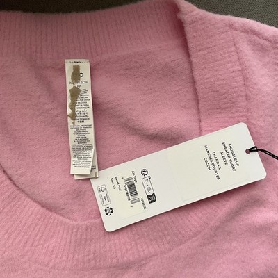Alo Yoga Snuggle Up Sweater Short Sleeve Sweet Pink XS | eBay