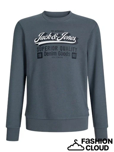 12279795 Jack & Jones Junior Jungen Sweatshirt Sweat grau NEU Gr. 128 - 176