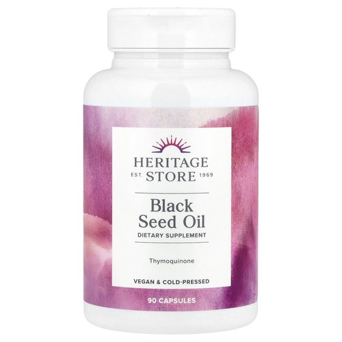 Black Seed Oil, 90 Capsules (650 mg per Capsule)