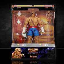 The Emperor of Muay Thai: Ultra Street Fighter II Sagat Deluxe 6-Inch Action