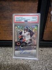 2022 mosaic darnell mooney autographed no huddle psa 10
