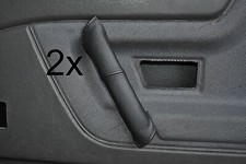 black stitch FITS VW CORRADO 88-95 2X DOOR HANDLE LEATHER COVERS CUSTOM NEW