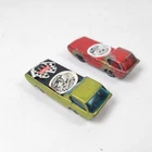 Vintage 1967 Hot Wheels Redline Deora Set of Two. "Antifreeze" Green & Red