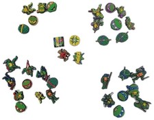 Lot of 35 TMNT Croc Charms 134 