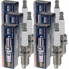 6x BERU Zündkerzen für Mercedes-Benz C-Klasse W202 A-Klasse W168 R170 200 E
