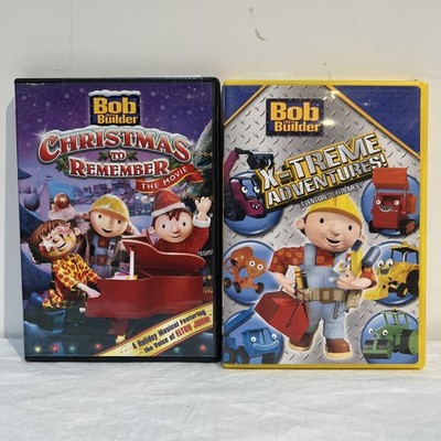 Bob The Builder Christmas To Remember The Movie and X-Treme Adventures DVD lot