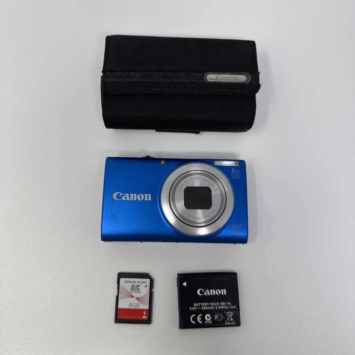 Canon PowerShot A4000 IS 16.0MP Digital Camera - Blue for sale