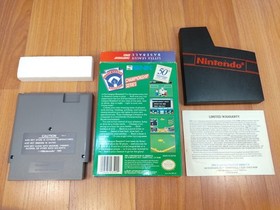Nr MINTY BOX CIB Little League Baseball Series complete in nintendo nes nice lot