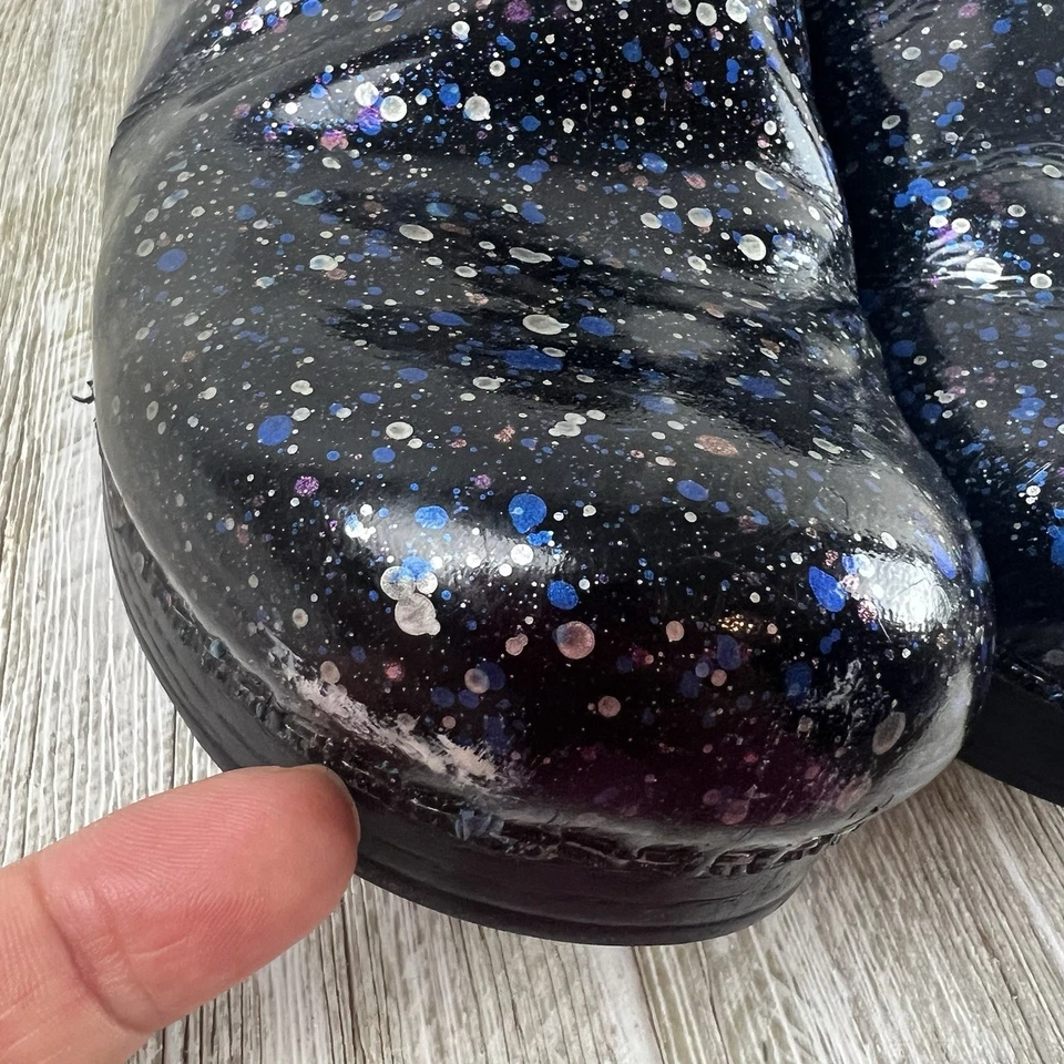 Zueco médico a lunares moteados tinta metálica Dansko zapatos talla 39 Foto 4 de 4