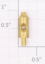 Lionel 700E-82 Brass Unblackened Power Reverse Cylinder (1)