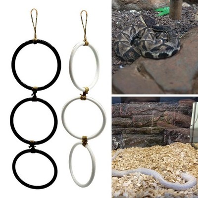 Schlangenkletterringe Reptiletank Cage Decor Kletterkette für Königspython