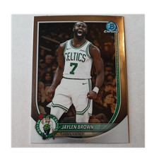 Topps 2022-23 Bowman Chrome Jaylen Brown BCV-57 Celtics NBA Basketball Card