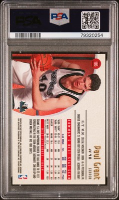 コービー・ブライアント1997 Bowman's Refractor 1997 BOWMAN'S BEST ATOMIC REFRACTOR #105 PAUL GRANT PSA 8.5 | eBay