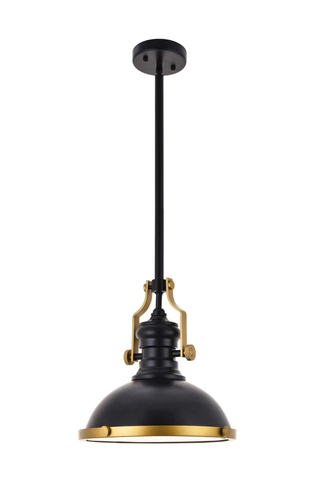 Elegant Lighting LD5001D13 Eamon 13"W Pendant - Bronze - Image 2 of 4