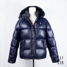 Polo Ralph Lauren Girls Down Hooded Jacket port Navy 16 G2U