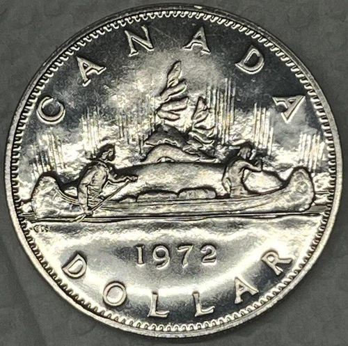 1972 CANADA  Dollar. A Stunning Proof-like BU Gem