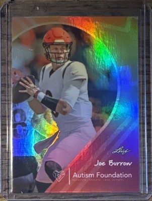 2023 Leaf Limited Edition Autism Foundation #9 Joe Burrow 507/1000 Bengals NM/MT