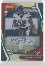 2021 Absolute Rookies Spectrum Red Signatures /100 Michael Carter #129 Auto 0u66