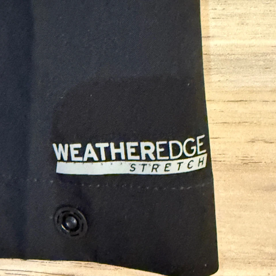 Pantalones elásticos Eddie Bauer Weatheredge para mujer negros al aire libre senderismo altos 2XL Foto 2 de 4