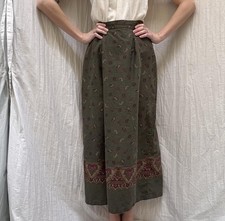 Vintage Paisley Maxi Skirt