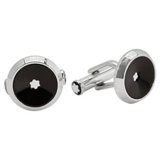 Montblanc Round Star Black Cufflinks MPN: 118607