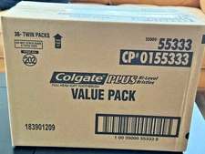 Bulk Sale! Colgate Plus Toothbrush Head Soft 36 Twin Pack (72 singles)