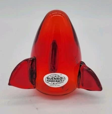 Blenko Lift Off Paperweight - Ruby Last One