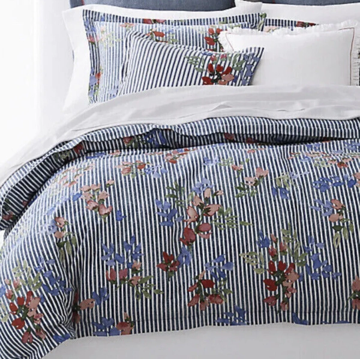 Ralph lauren red white and blue bedding Clearance
