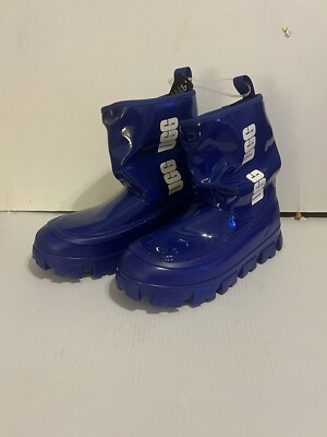 UGG Women Classic Brellah Mini Boot ROYAL BLUE size 7 Waterproof Rain Snow Warm