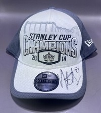 Los Angeles Kings #23 Dustin Brown Signed 2014 NHL Stanley Cup Champions Cap NEW