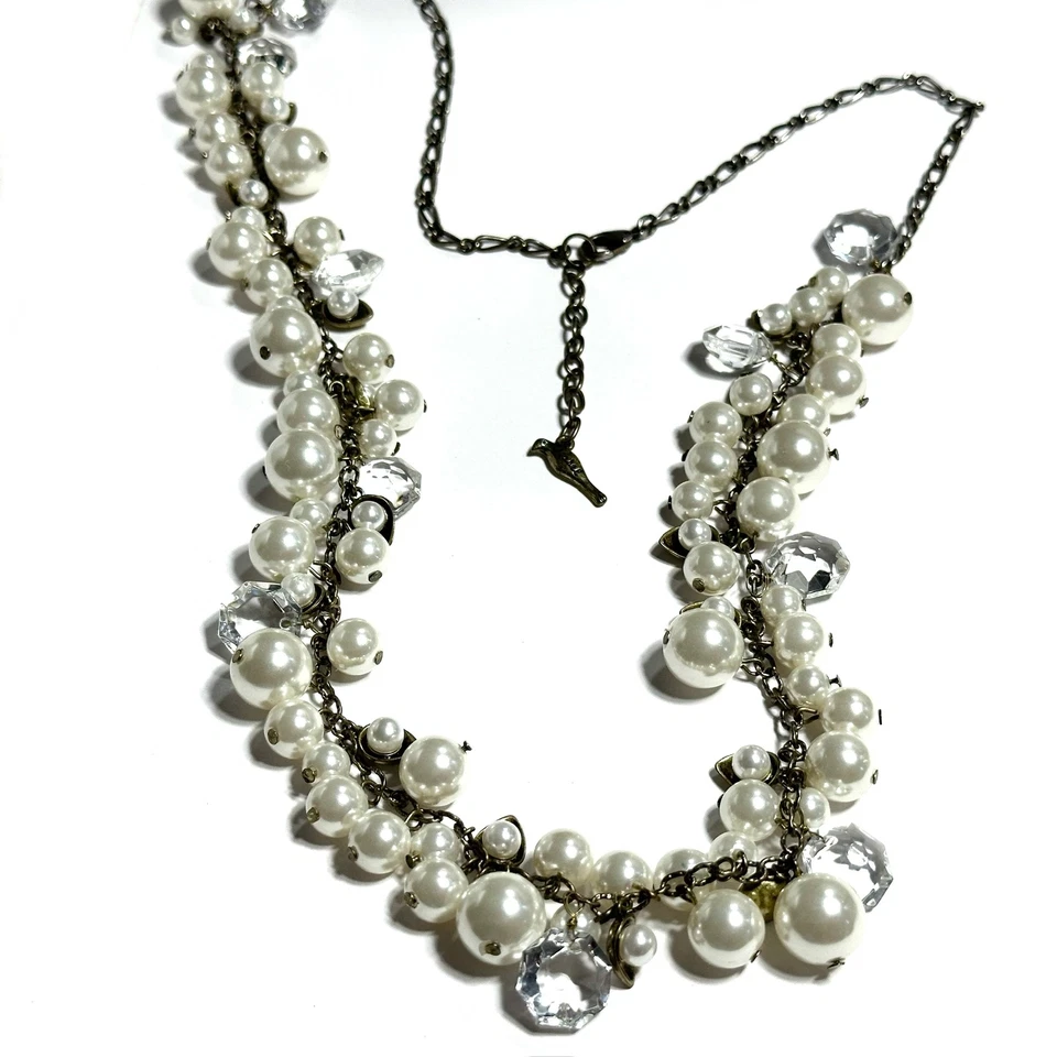 Ожерелье Chloe + Isabel с имитацией жемчуга и прозрачного хрусталя с бисером веселое гламурное - Изображение 2 из 4