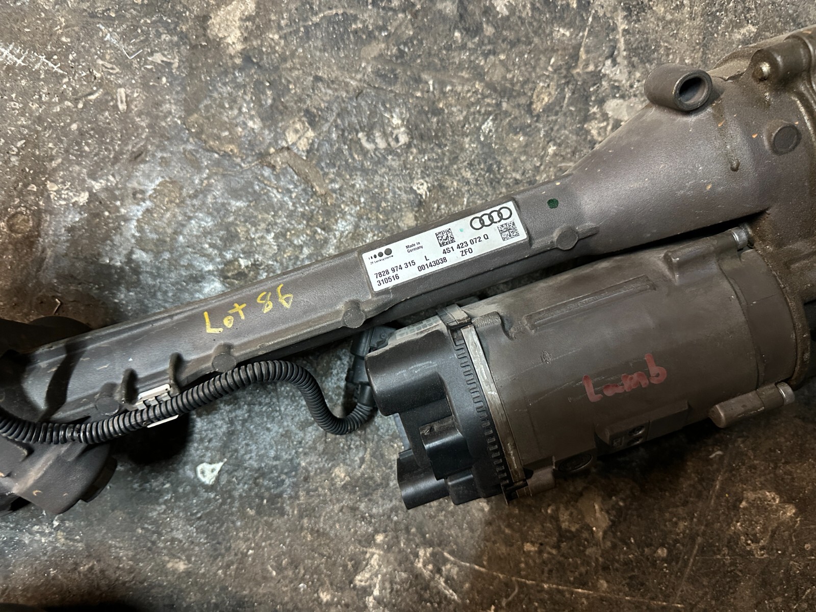 2017-2018 AUDI R8 PLUS STEERING RACK & PINION ASSEMBLY OEM 4S1 423 072 Q ~READ!~